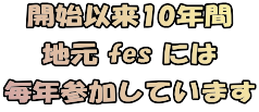 Jnȗ10N n fes ɂ NQĂ܂